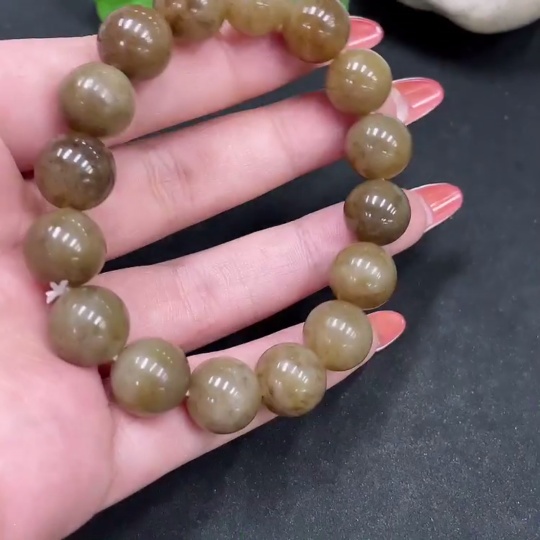H35084457 Hetian Jade Bracelet, Approx. 11.6mm, Total Weight About 41.9g