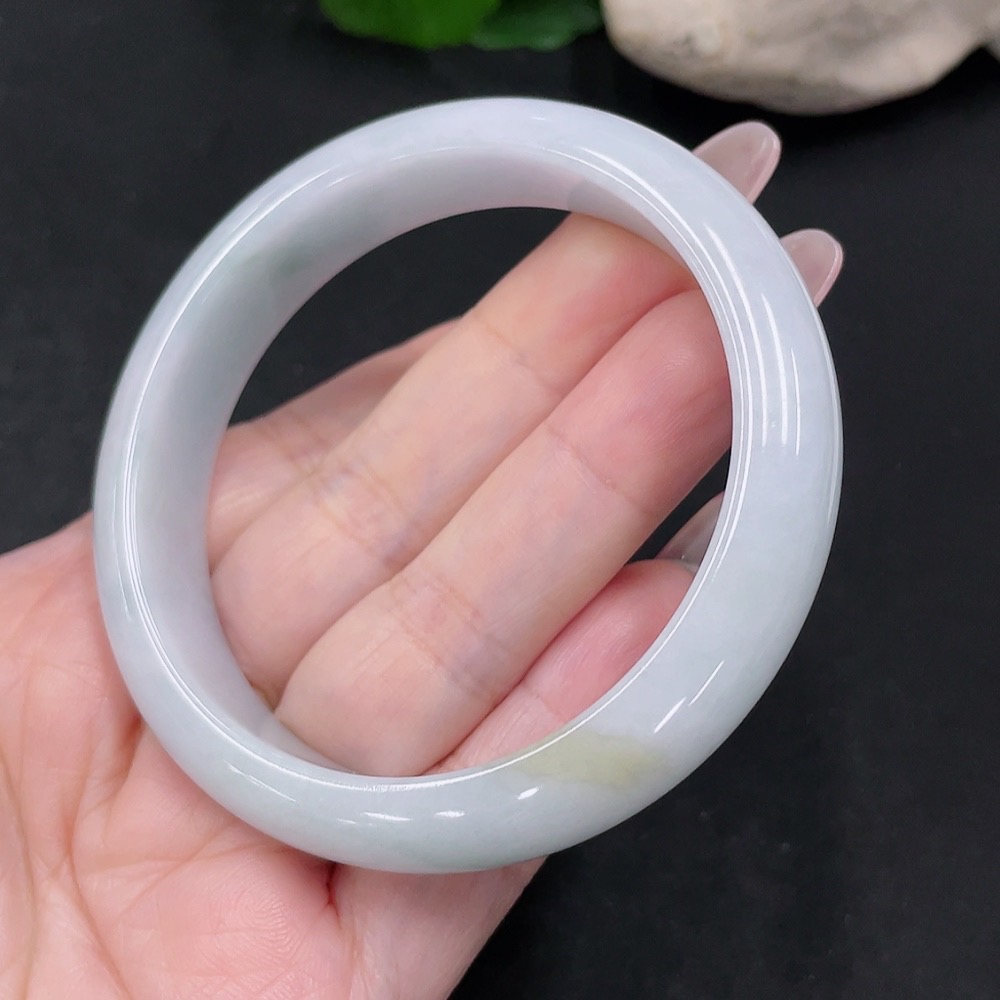 F34068294 Jadeite Round Bracelet Size 57.9 Total Weight Approx. 57g