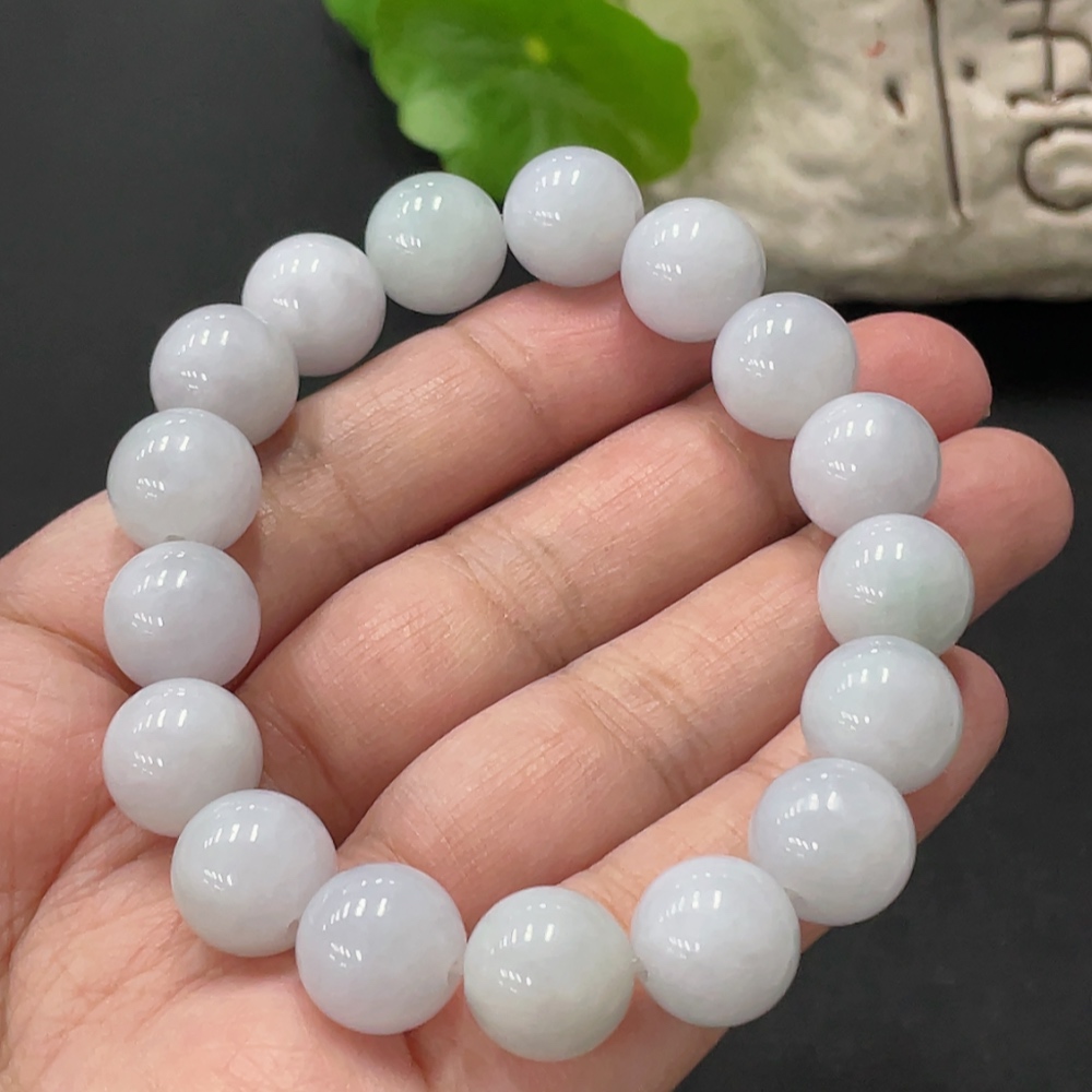 F35081763 Jadeite Bracelet 11.5mm Approx. Total Weight About 43.9g