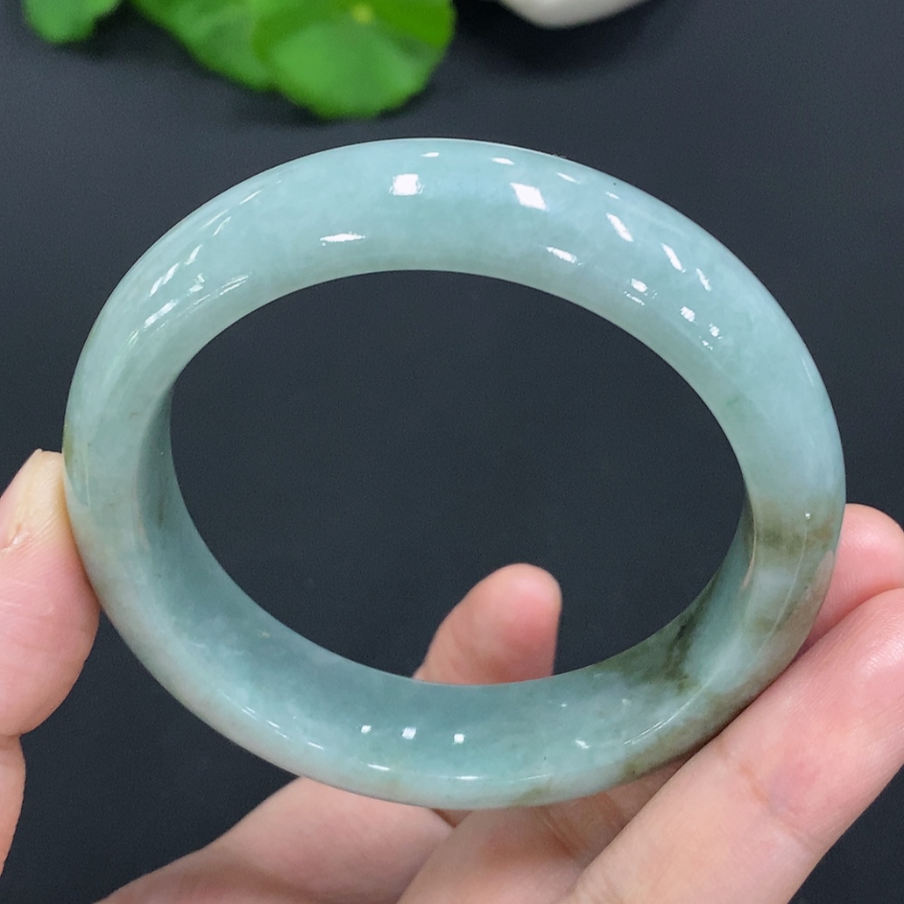 F27103939 Jadeite Round Bracelet Size 54.8 Total Weight Approx. 66.5g