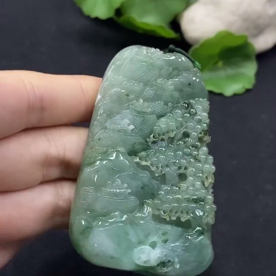 F30515723 jade landscape pendant
