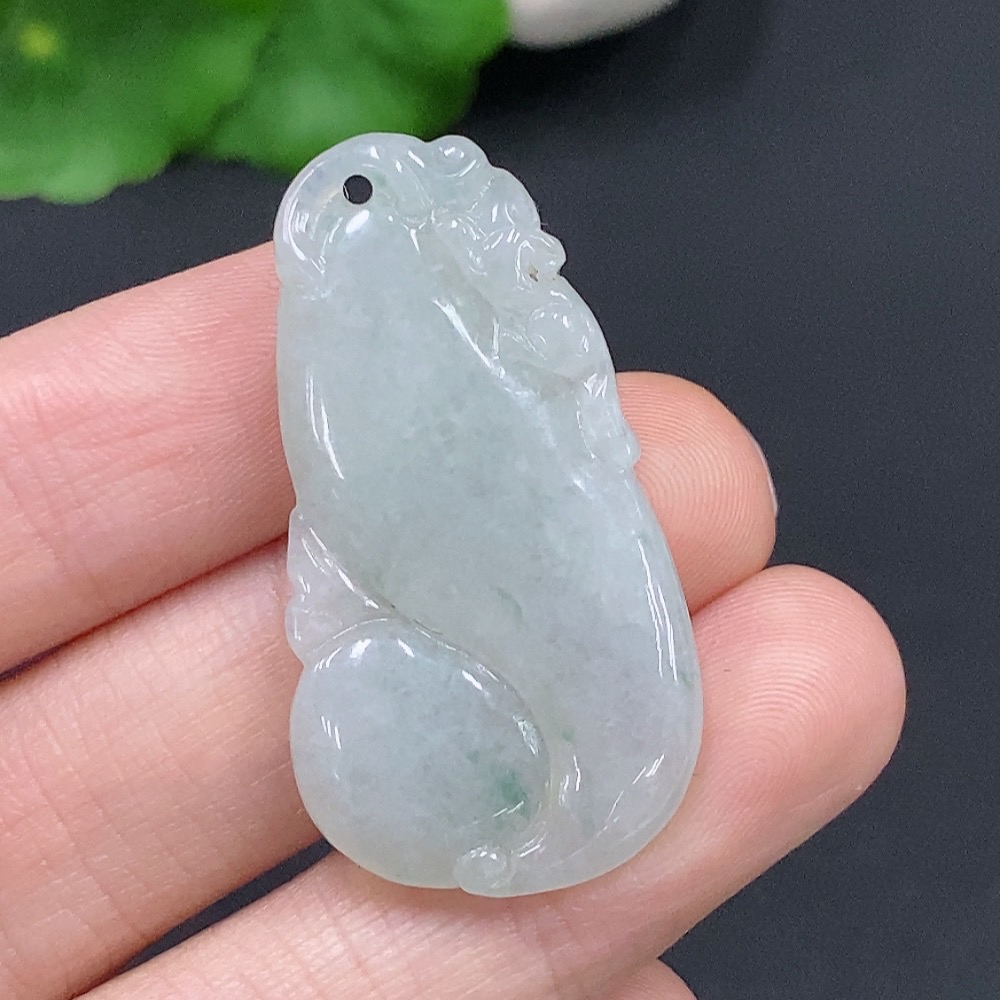 F29364934 Jadeite Pendant Total Weight Approx.7.66g