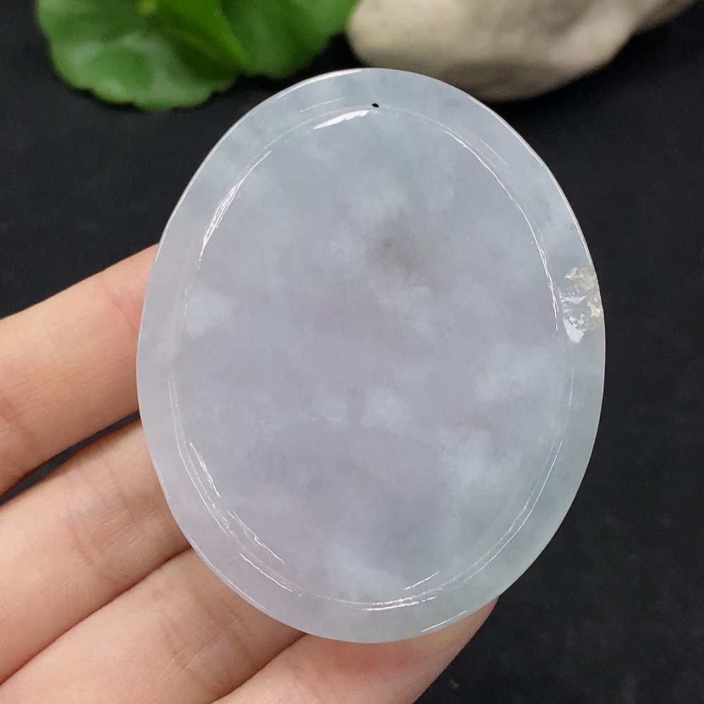 F35089938 Jadeite Landscape Pendant Total Weight Approximately 35.88g