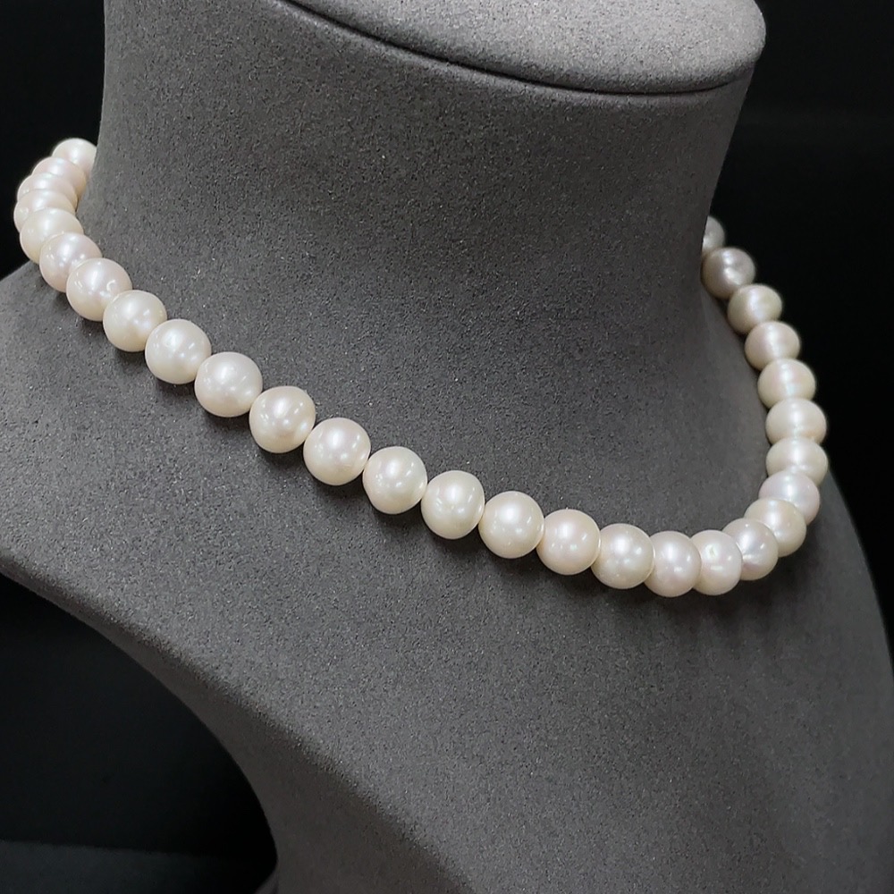 C34007301 Pearl Beaded Necklace Non-Gold Total Weight Approx. 54.52g Size 9.5-10.1mm