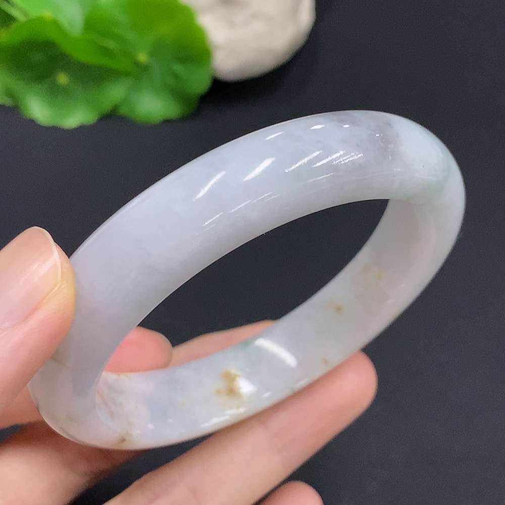 F31625257 Jadeite Regular Bangle, Total Weight Approx. 62g, Inner Diameter 57.5