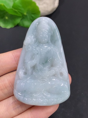 F32792489 Jadeite Guanyin Pendant Total Weight Approx. 40g