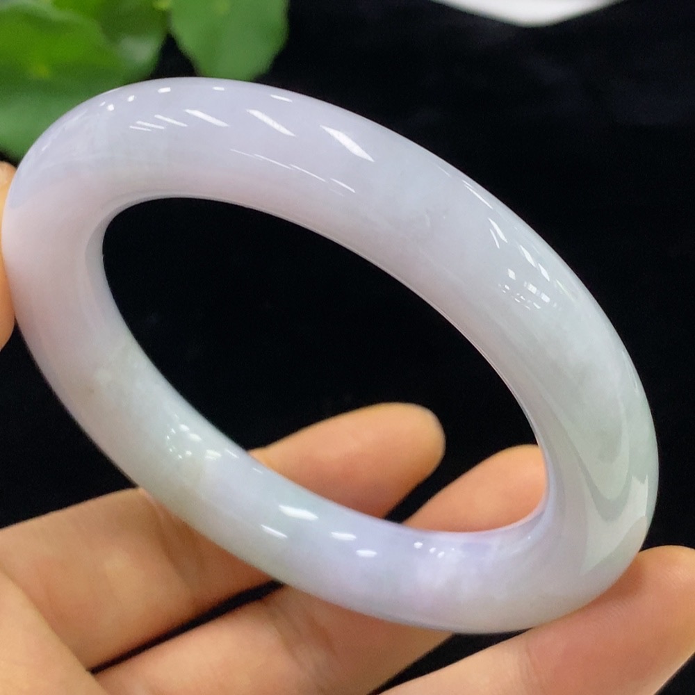 F34974491 Jadeite Round Bangle Size 57.5 Total Weight Approx. 79.17g