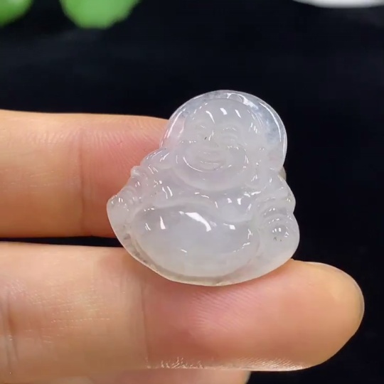 F34024706 Jadeite Buddha Pendant Total Weight Approx. 4.09g