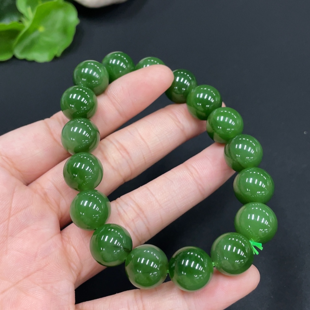 H29388077 Hetian Jade Bead Bracelet