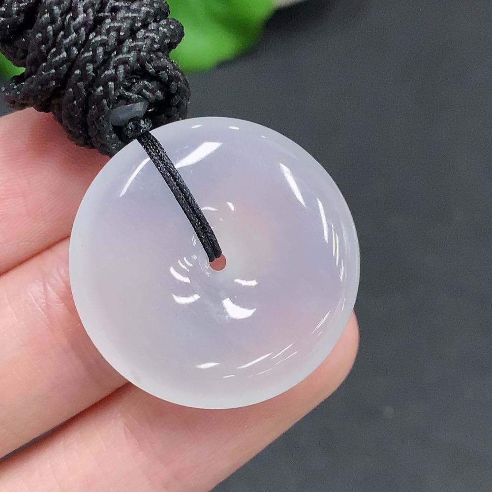 F34061425 Jadeite Peace Knot Total Weight Approximately 10.2g (Including Rope Weight)