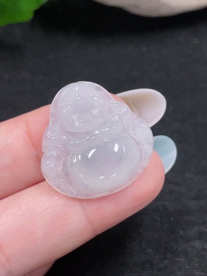 F33899517 Jadeite Buddha Pendant, Total Weight Approx. 4g