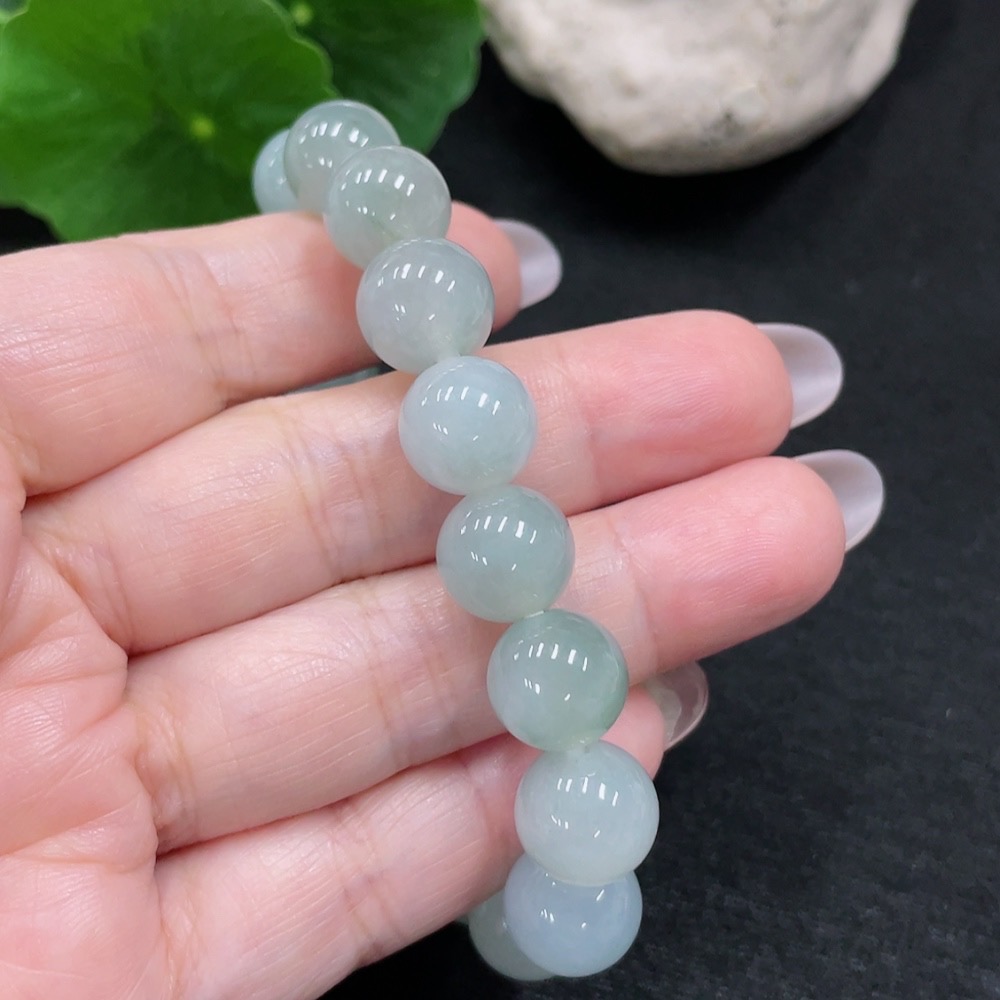 F32709342 Jadeite Bracelet Bead Size Approx.11.1mm Total Weight Approx.38g