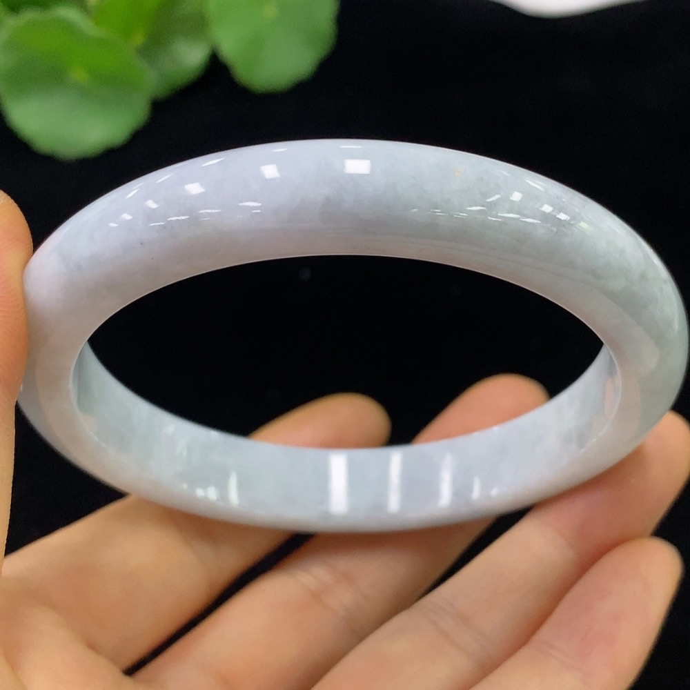 F34044641 Jadeite Round Bracelet Total Weight Approx. 59.7g Size 63