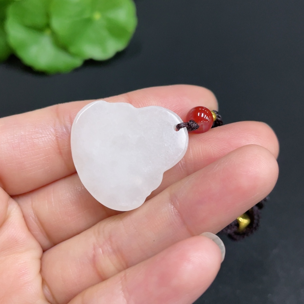 H35101908 Hetian Jade Pendant - Buddha Figure