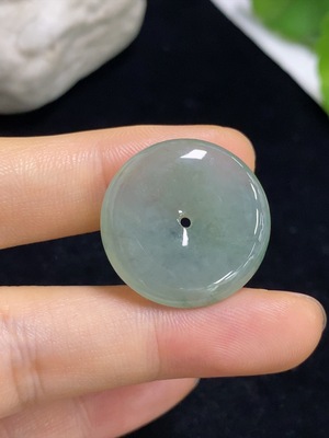F40715859 Jadeite Pendant Peace Buckle Total Weight Approx.5.67g