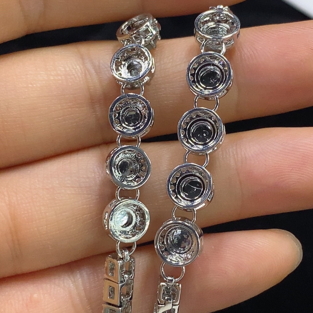 F34948773 Jadeite Inlaid Bracelet Non-Gold