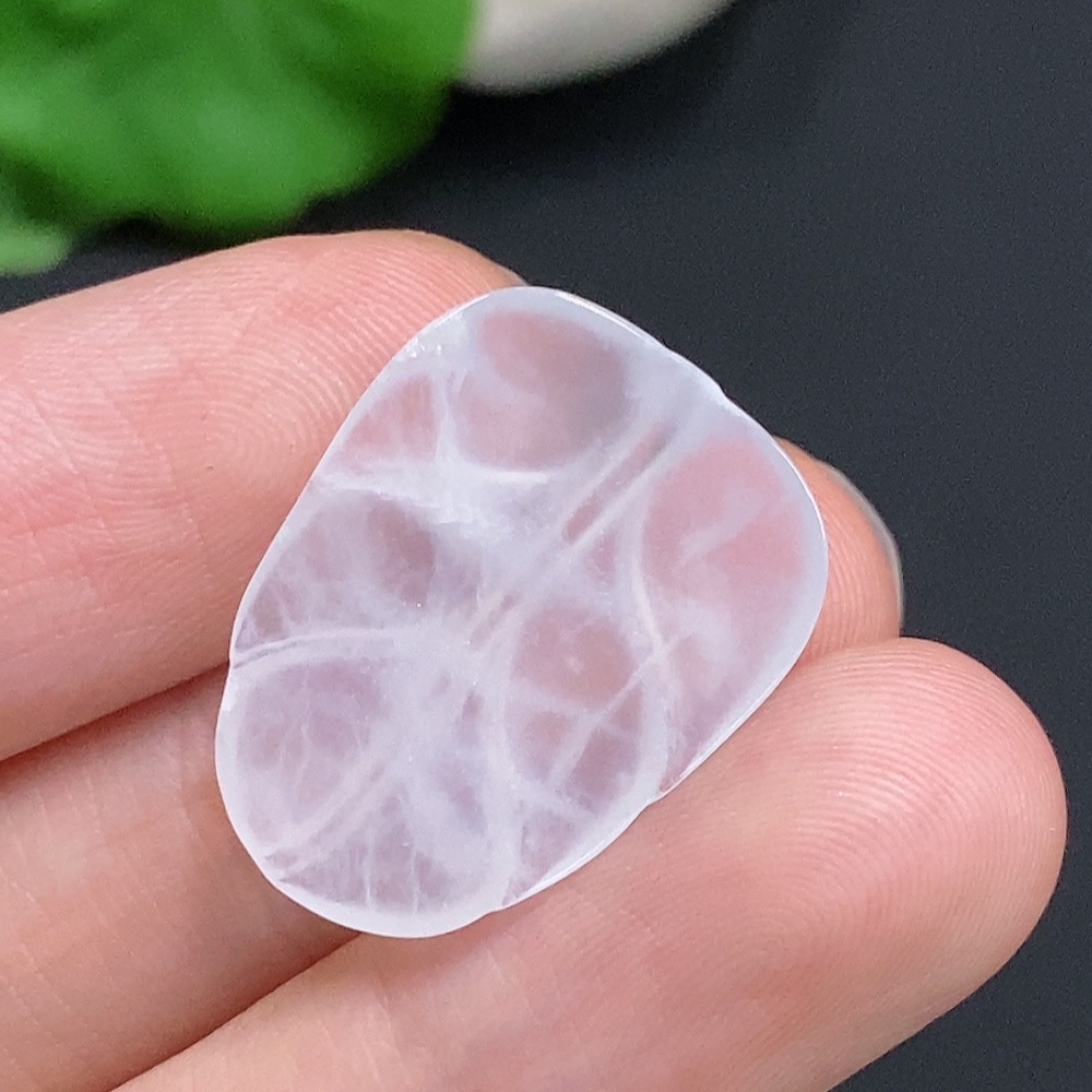 F32756508 JadeiteLeaf Pendant Total Weight Approx. 2.1g