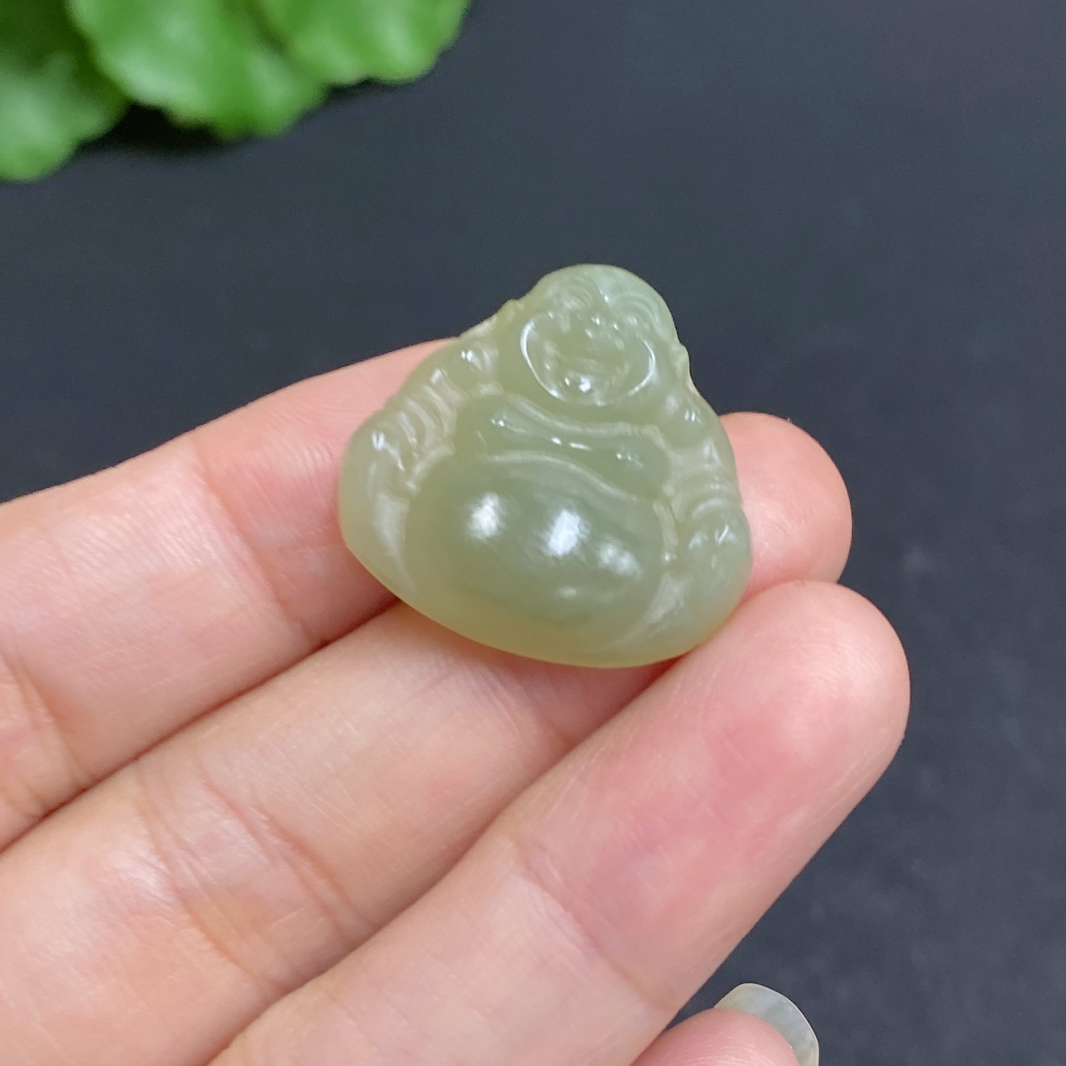 H33879075 Hetian Jade Pendant - Buddha Figure, Total Weight Approx. 4.2g
