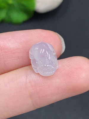 F33941407 Jadeite Pi Xiu Inlay Piece Total Weight Approx. 0.7g