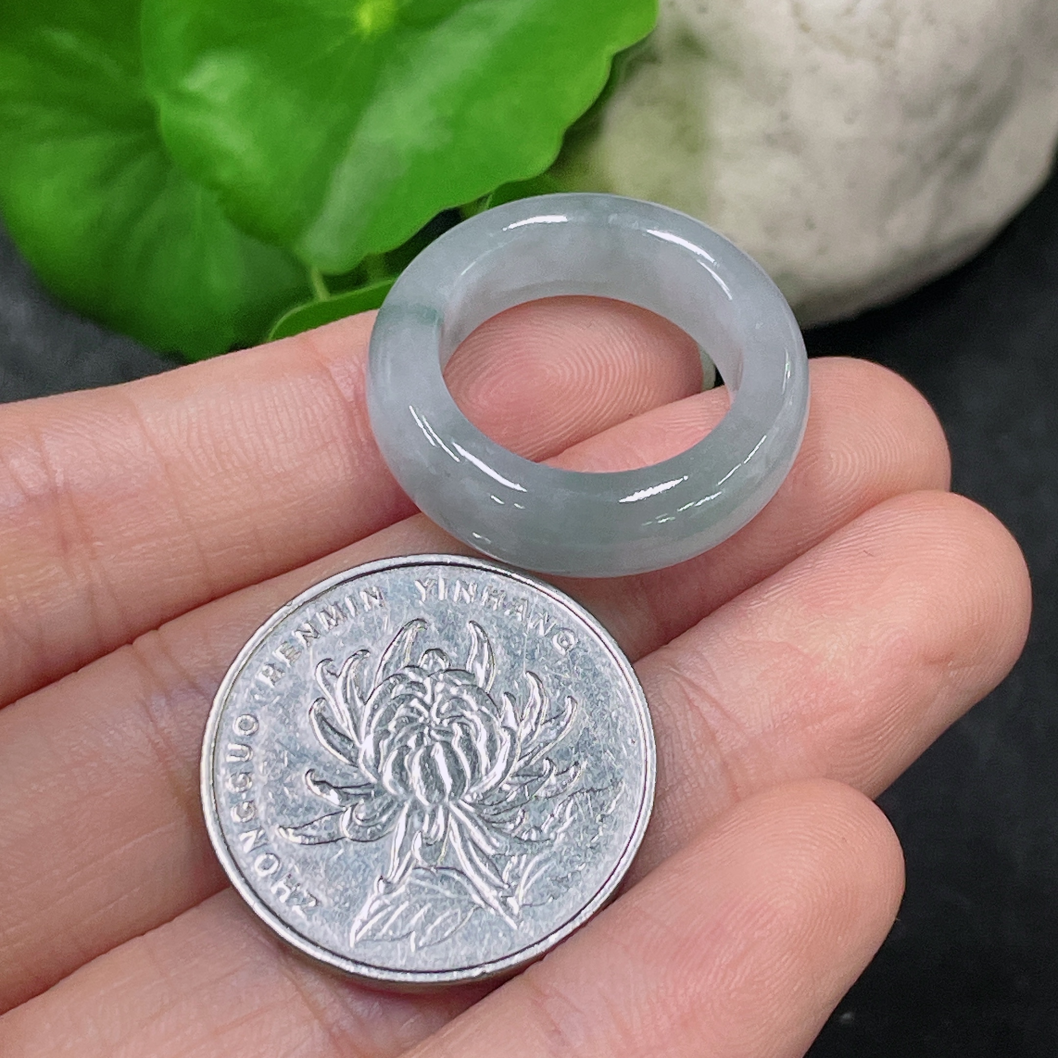 F32779250 Jadeite Ring Total Weight Approx.5.6g Size 13