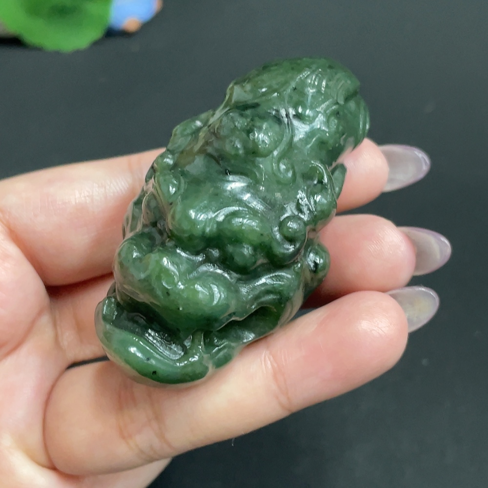 H33901472 Hetian Jade Pendant Antique Style Total Weight Approx. 95.3g
