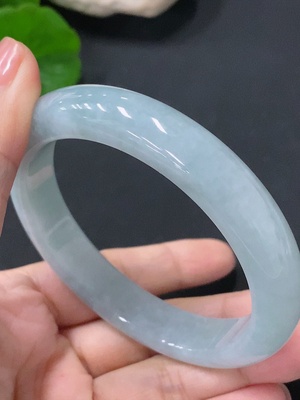 F35088352 Jadeite Round Bracelet Size 56.5mm Total Weight Approx. 53.7g