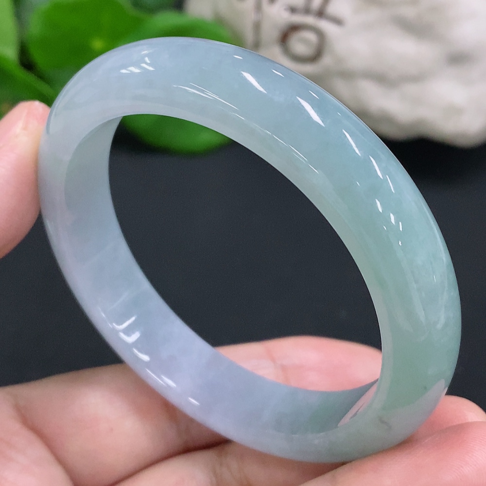 F33904727 Jadeite Round Bracelet Size 53.9 Total Weight Approx. 48.3g