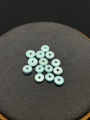 C46535464 绿松石散珠 含其他矿物成分 货品总重约1.89g 一手走 数量10+