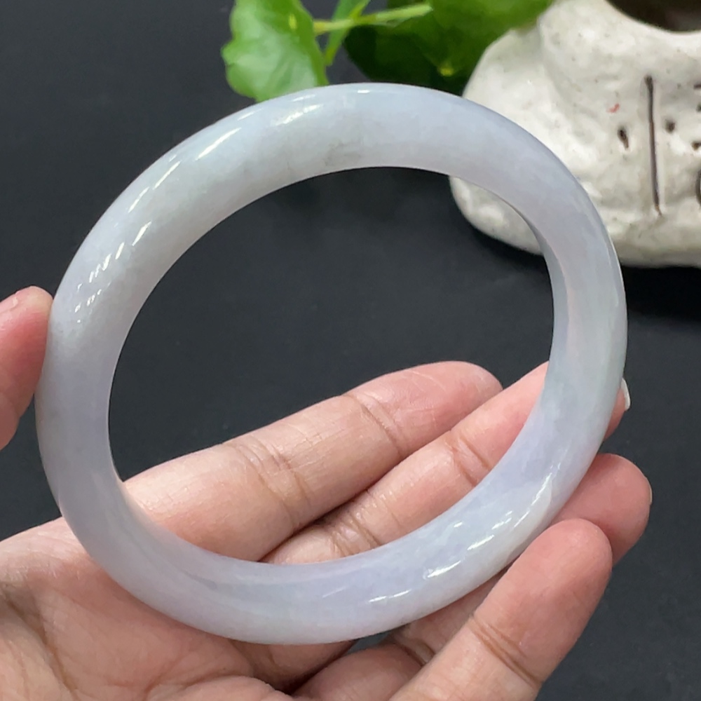 F34019669 Jadeite Round Bracelet, Total Weight Approx. 66.67g, Size 63