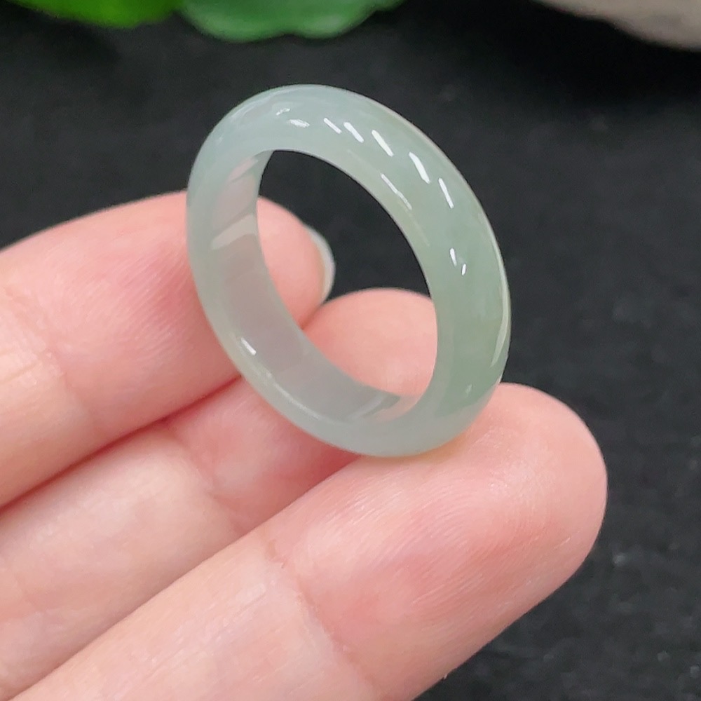 F33828281 Jadeite Ring Size 18 Total Weight Approx. 3.15g