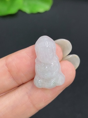 F41950442 翡翠宝宝佛挂件 货品总重约2.16g