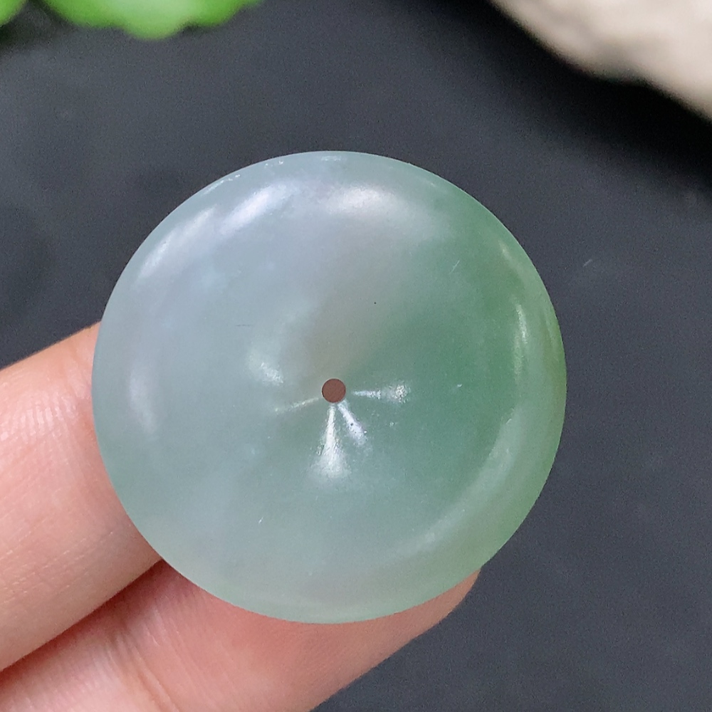 F27177949 Jadeite Pendant Total Weight Approx. 8.86g Peace Buckle Rough