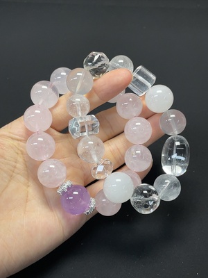 C46536172 水晶手串 非金 货品总重约113.35g 一手走