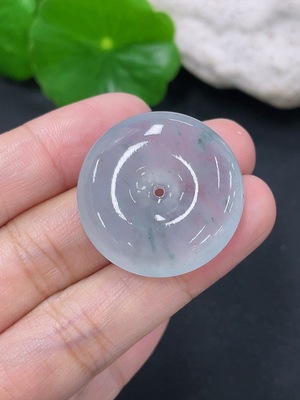 F41934251 翡翠挂件平安扣 货品总约重9.18g