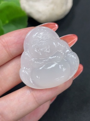 H34027051 Hetian Jade Pendant Buddha Total Weight Approx. 10.1g