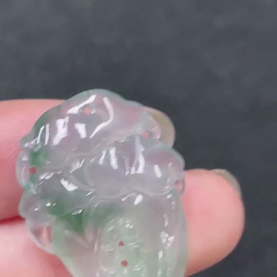 F32747262 Jadeite Pendant Crab Claw Total Weight Approx. 5.15g