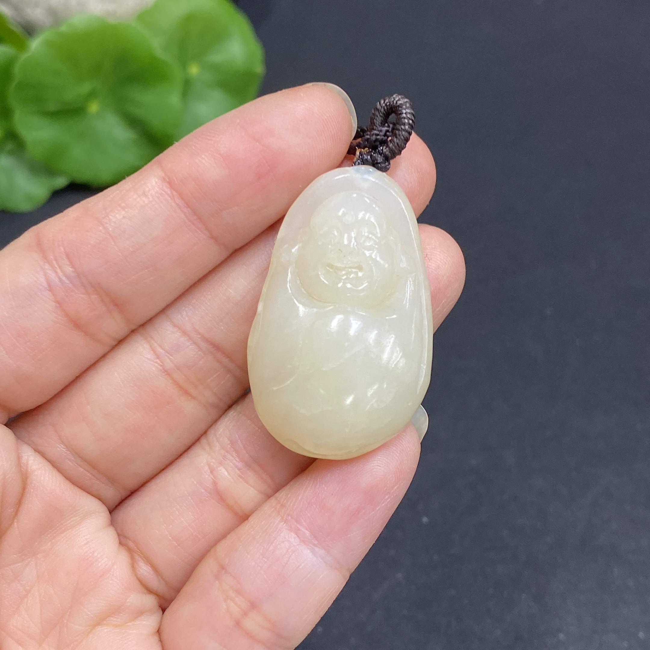 H34036423 Hetian Jade Pendant - Buddha Figure