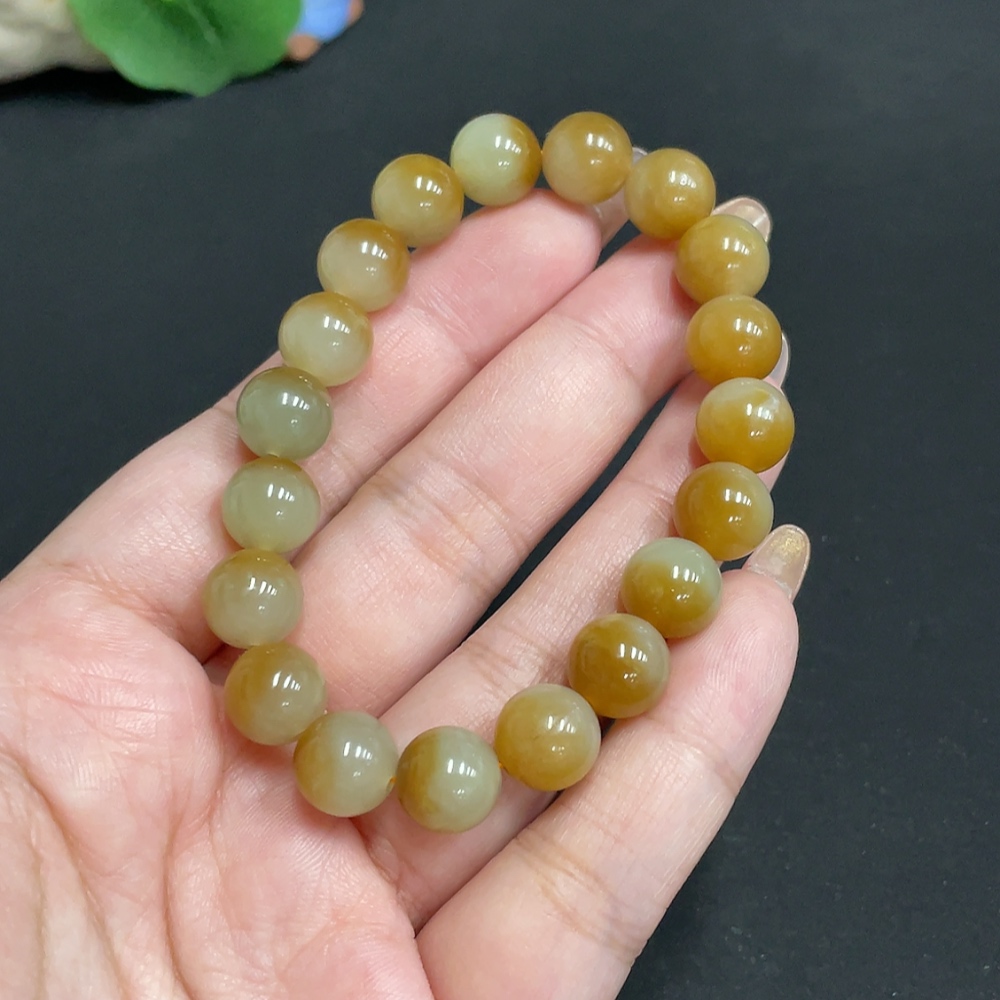 H32737468 Hetian Jade Bracelet, Approx. 9.8mm, Total Weight Approx. 28.8g