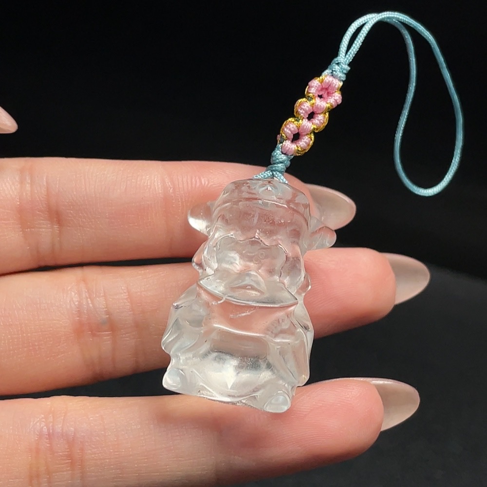 C34009192 Crystal Pendant Total Weight Approx. 16.73g With Rope