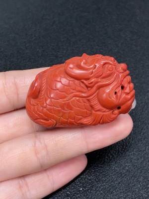 C43202368 南红玛瑙挂件  货品总重约39.93克  可见有机物