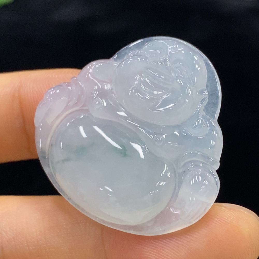 F34975040 Jadeite Buddha Pendant Total Weight Approx. 9.54g