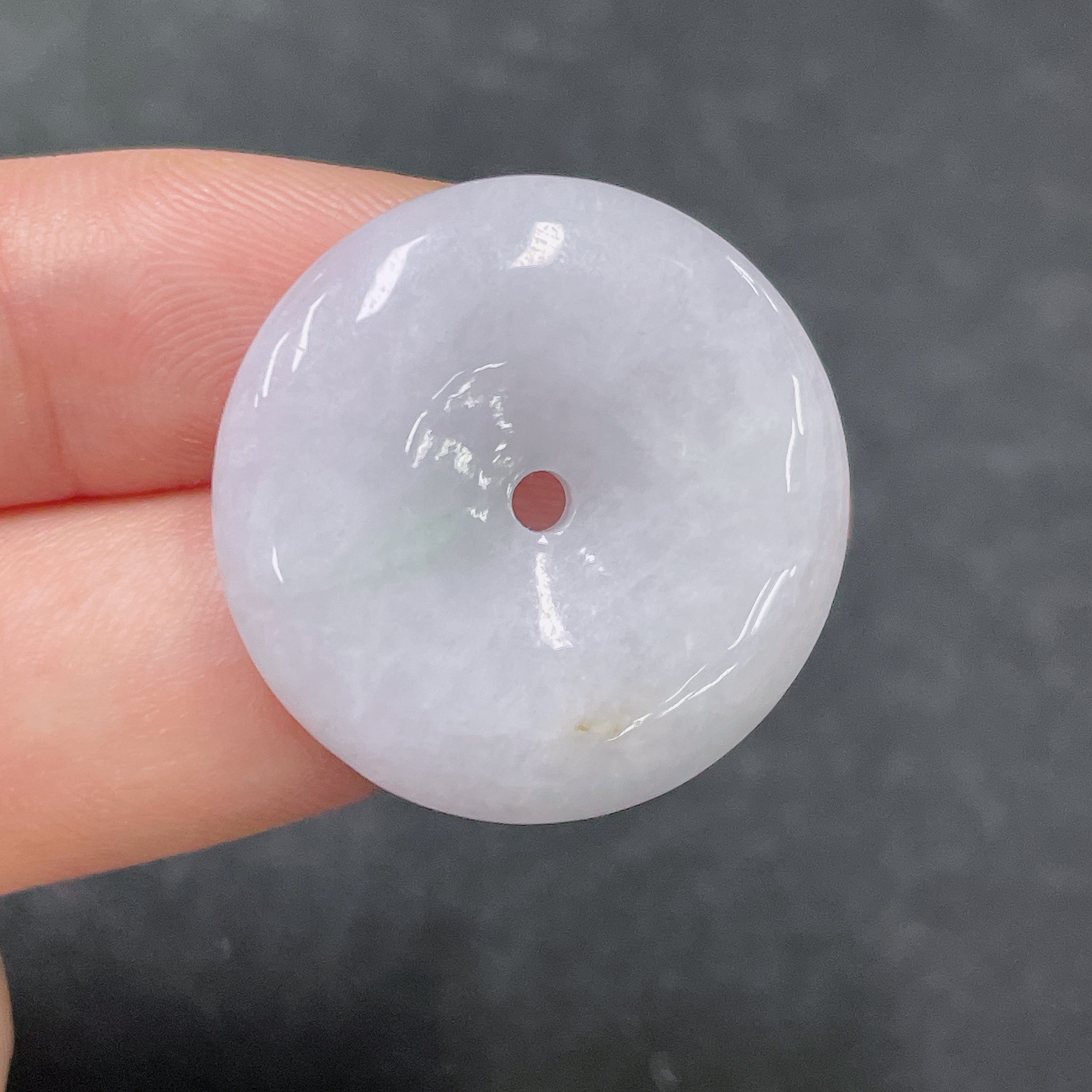 F32698514 Jadeite Pendant Peace Knot Total Weight About 7.4g