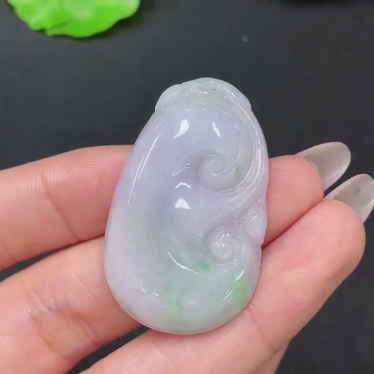 F35105719 Jadeite Pendant Ruyi Total Weight Approx. 11.77g
