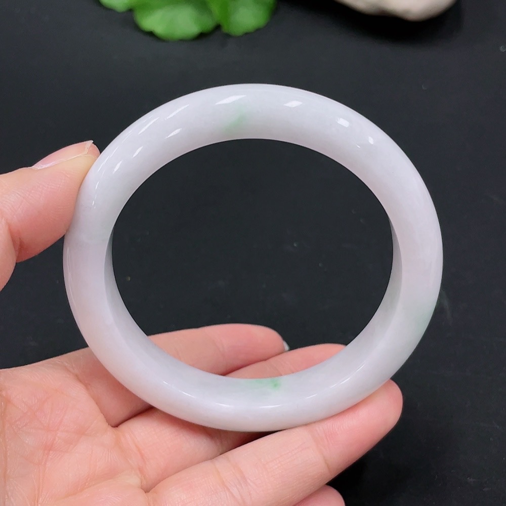 F25907598 Jadeite Round Bracelet Size 59.4 Total Weight Approx. 66.98g