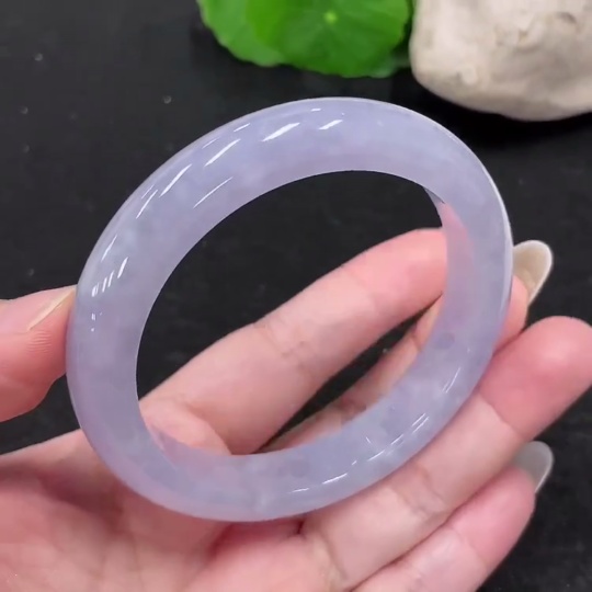 F33930296 Jadeite Round Bangle Size 56.5 Total Weight Approx.56.43g