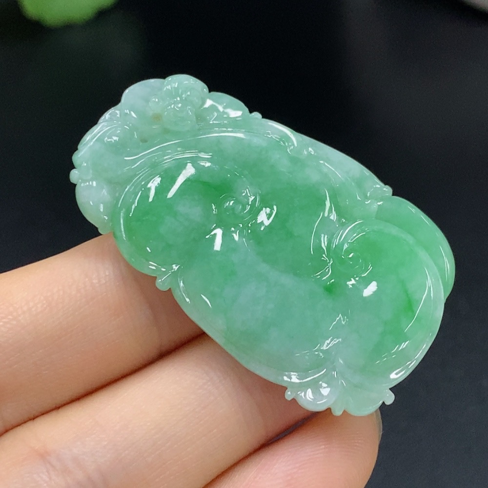F29335291 Jadeite Pendant Total Weight Approx. 9.77g