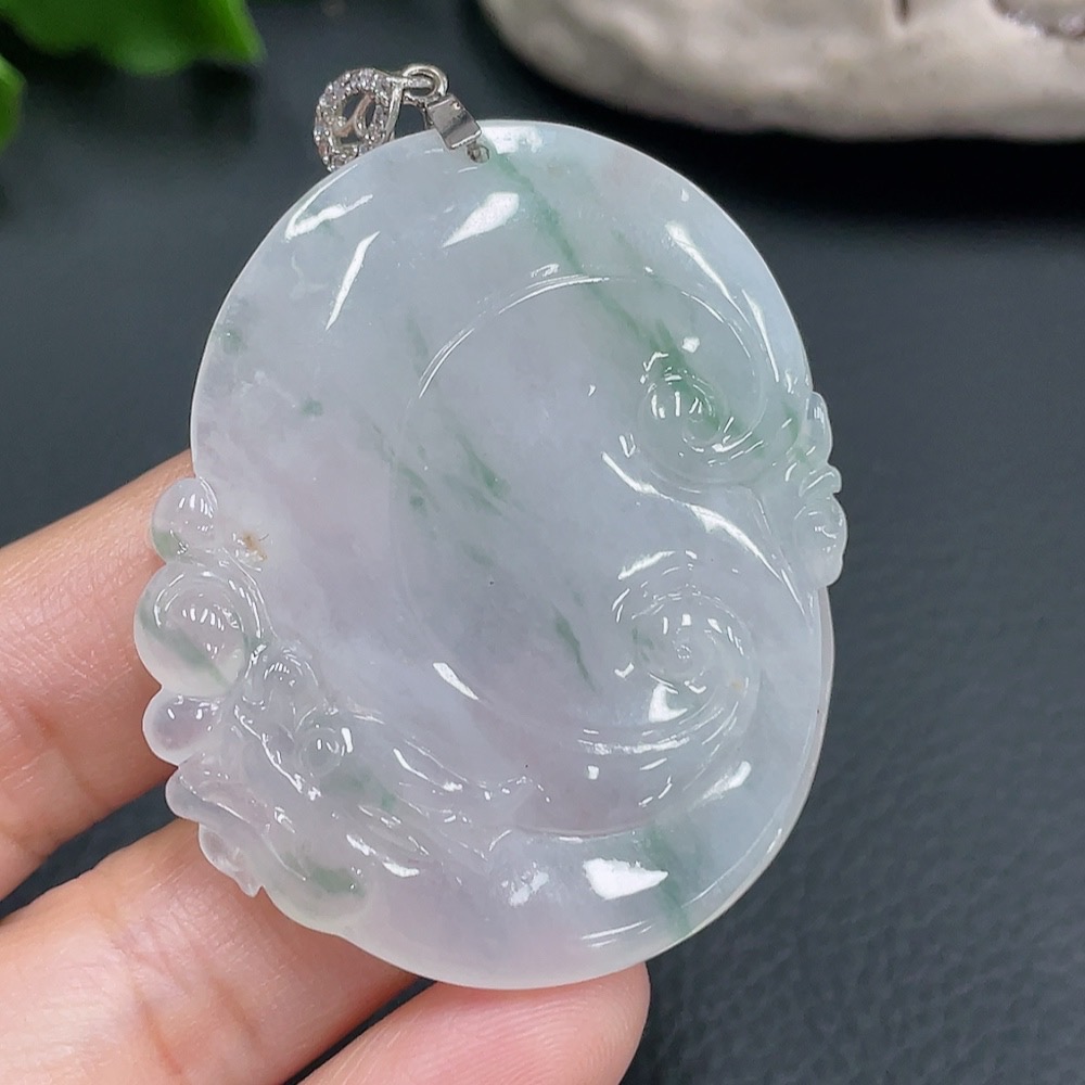 F22481990 JadeitePendant Ruyi Non-Gold Total Weight 22.615g