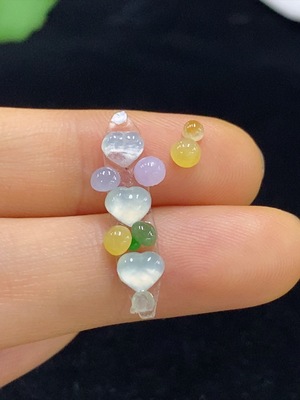 F35095198 Jadeite Heart/Cabochon Mounting Sell as a Lot