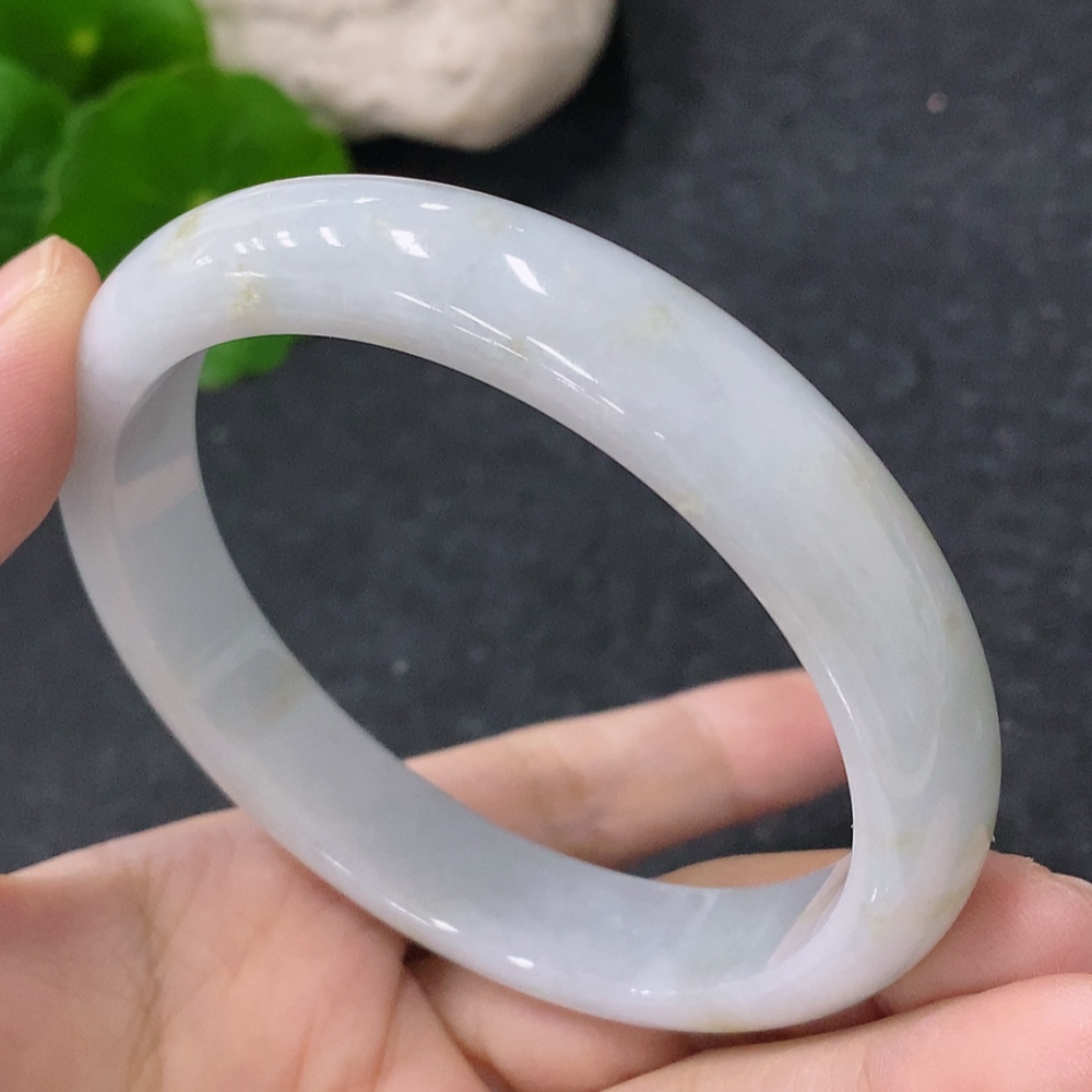 F32792016 Jadeite Regular Bangle, Inner Diameter 58.5mm, Total Weight Approx. 49.54g