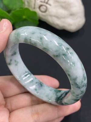 F34069887 Jadeite round bracelet size 57.8 total weight approx. 66.3g (including other mineral components)